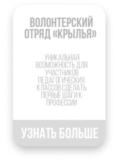  ПРОФИЛЬНЫЙ ВОЛОНТЕРСКИЙ ОТРЯД «КРЫЛЬЯ»